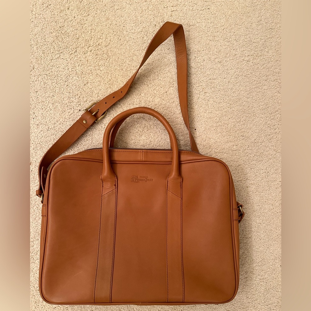 Brand New Champagne Perrier Juliet Authentic Leather Bag ONE OF A KIND